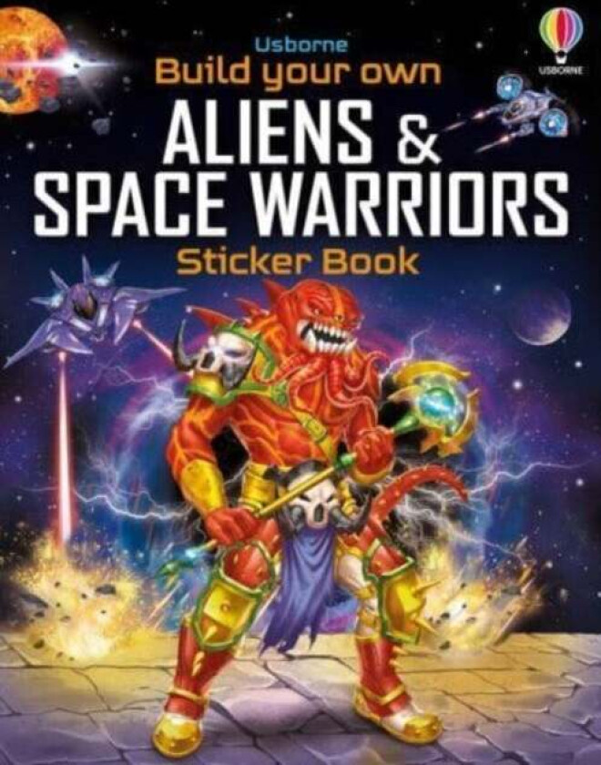 Build Your Own Aliens and Space Warriors Sticker Book av Simon Tudhope