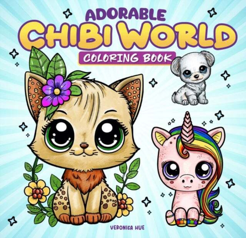 Adorable Chibi World Coloring Book av Veronica Hue