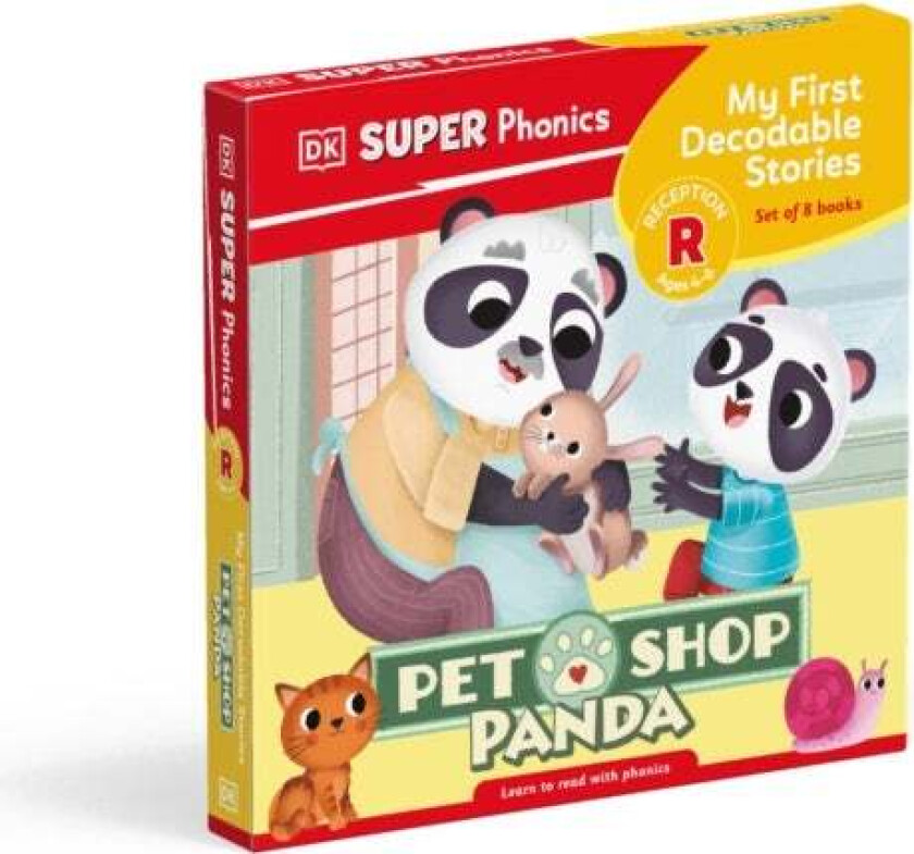 DK Super Phonics My First Decodable Stories Pet Shop Panda av DK