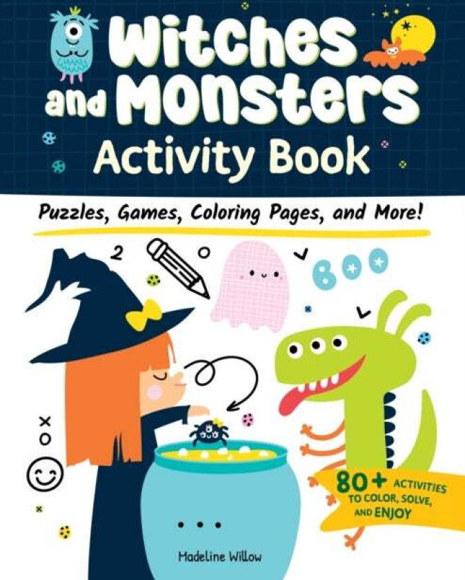 Witches and Monsters Activity Book av Madeline Willow