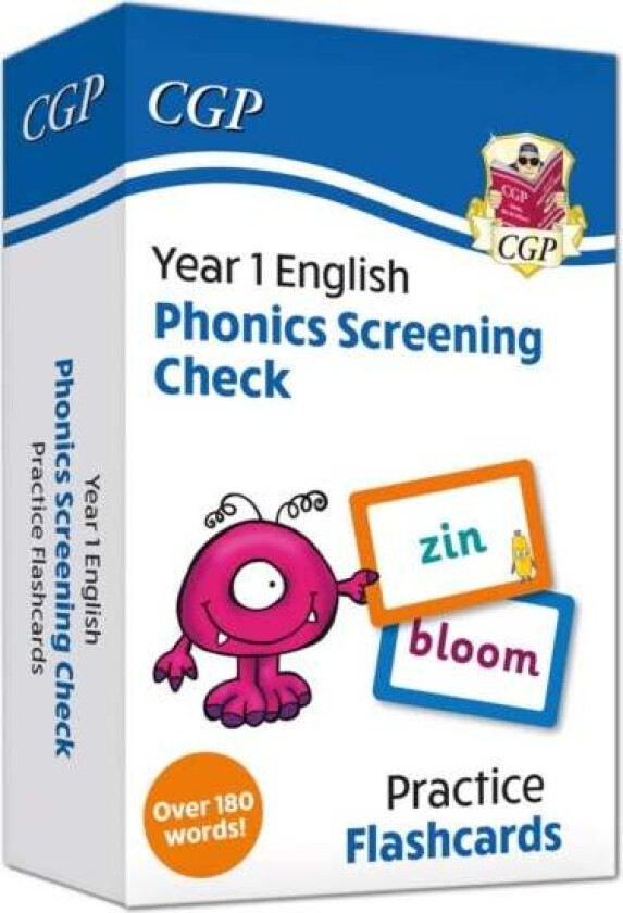 New Phonics Screening Check Flashcards - for the Year 1 test av CGP Books