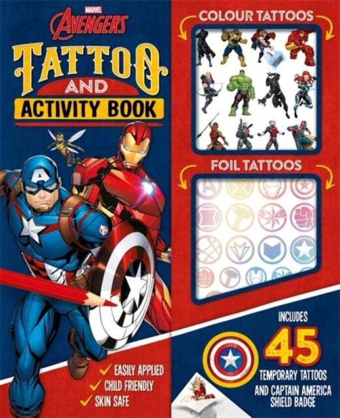 Marvel Avengers: Tattoo and Activity Book av Marvel Entertainment International Ltd