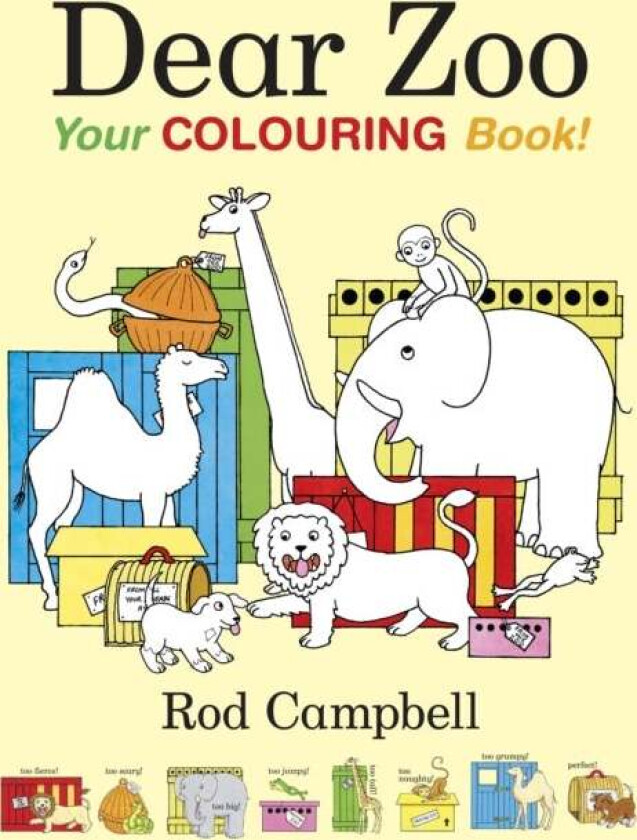 Dear Zoo: Your Colouring Book av Rod Campbell