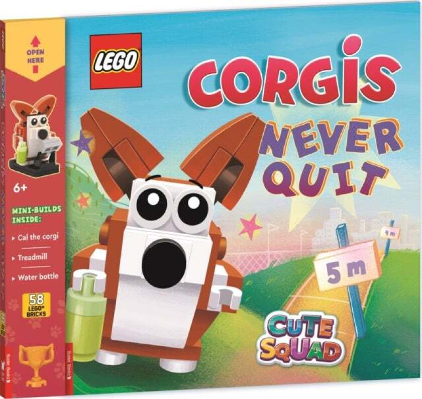 LEGO¿ Books: Cute Squad: Corgis Never Quit (with corgi mini-build and over 55 LEGO¿ elements) av Buster Books, LEGO¿