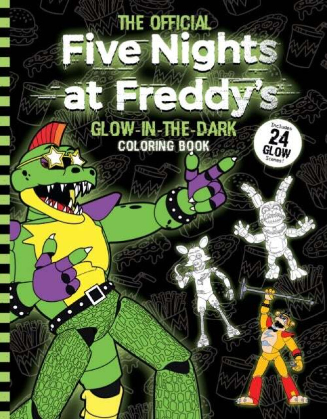 Five Nights at Freddy's Glow in the Dark Coloring Book av Scott Cawthon