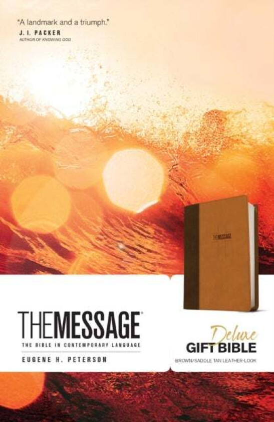 Message Deluxe Gift Bible, Brown av Eugene H. Peterson