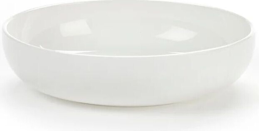 Base sidetallerken med høy kant hvit 12 cm