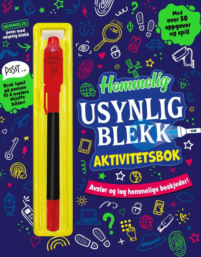 Hemmelig usynlig blekk