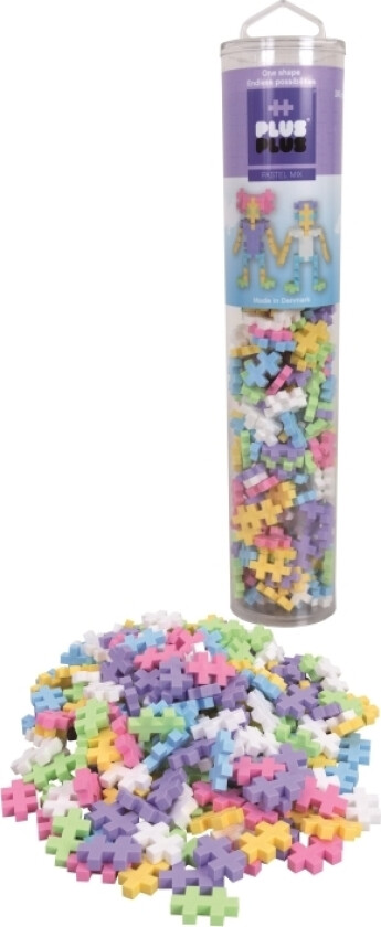 Plus-Plus Pastel Mix / 240 Pcs. Tube