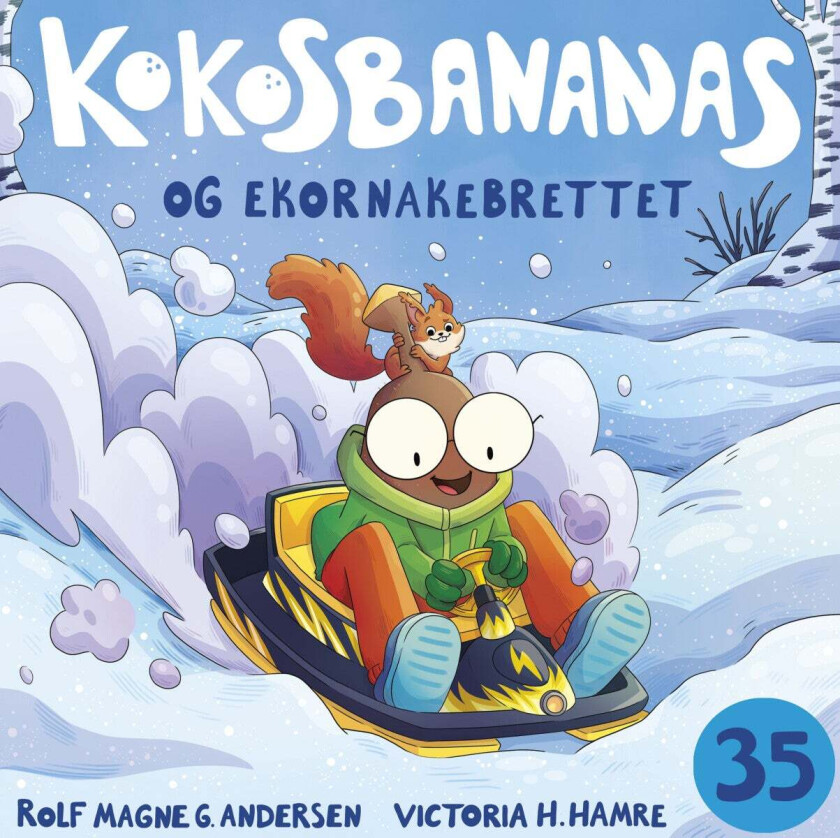 Kokosbananas og ekornakebrettet av Rolf Magne Andersen