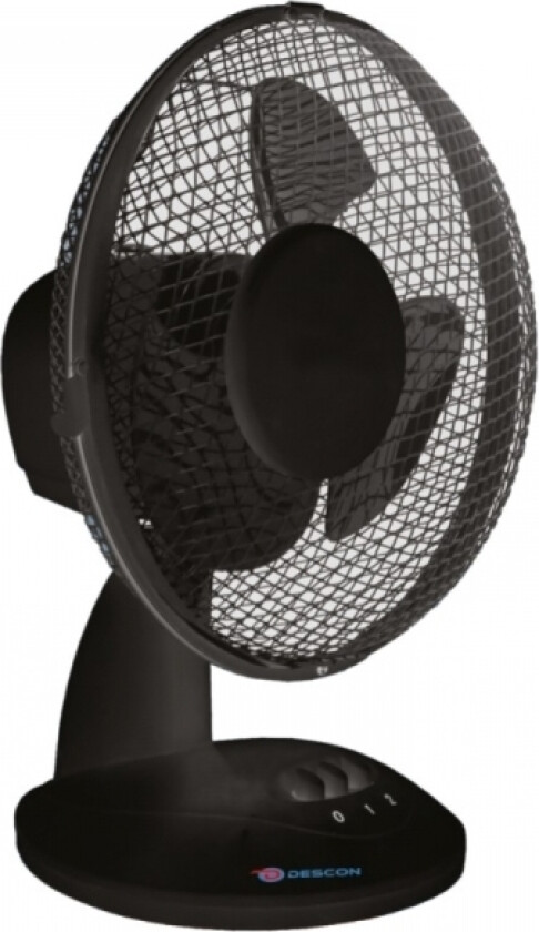 Fan 9 "Desk Fan Black (Da-0900B)