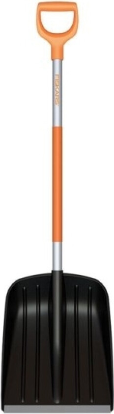 1003468, Snøskuffe, Aluminium, Plastikk, Svart, Grå, Oransje, Ergonomisk, D-Formet, 1,4 Kg