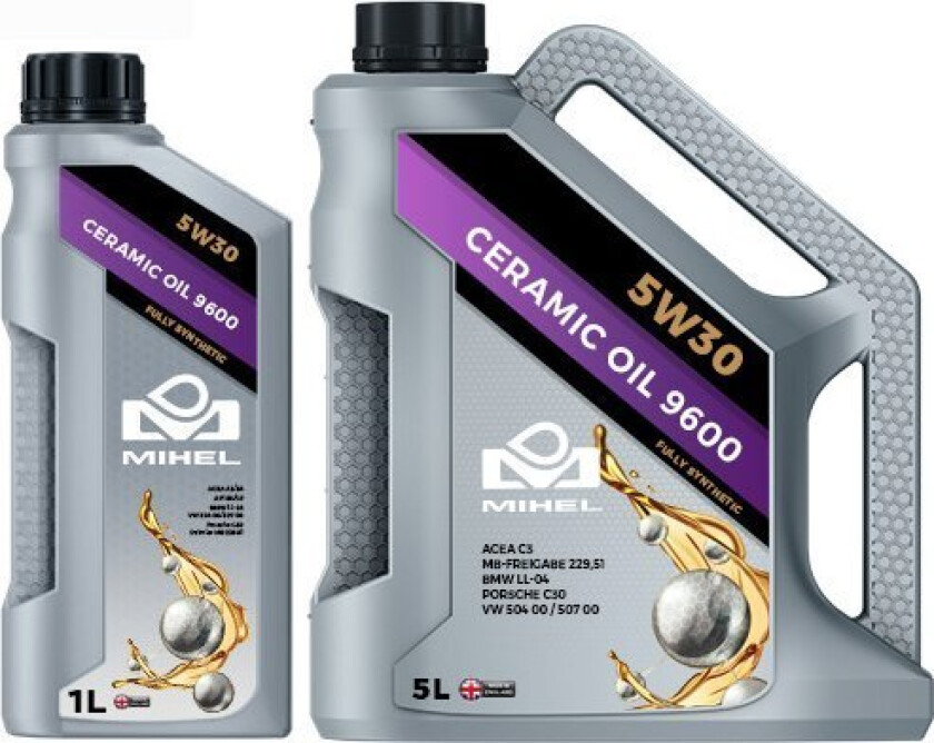 Mihel Keramisk Olje 9600 5W30 5L.