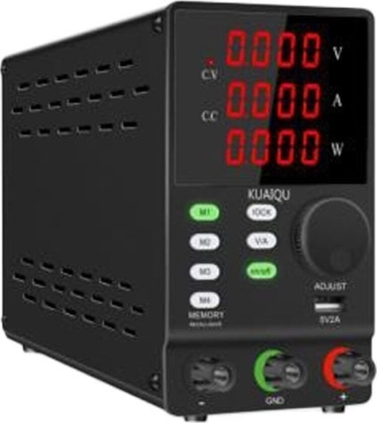 Blow 58-626# Laboratoriestrømforsyning Spps3010 30V/10A Svart Minne
