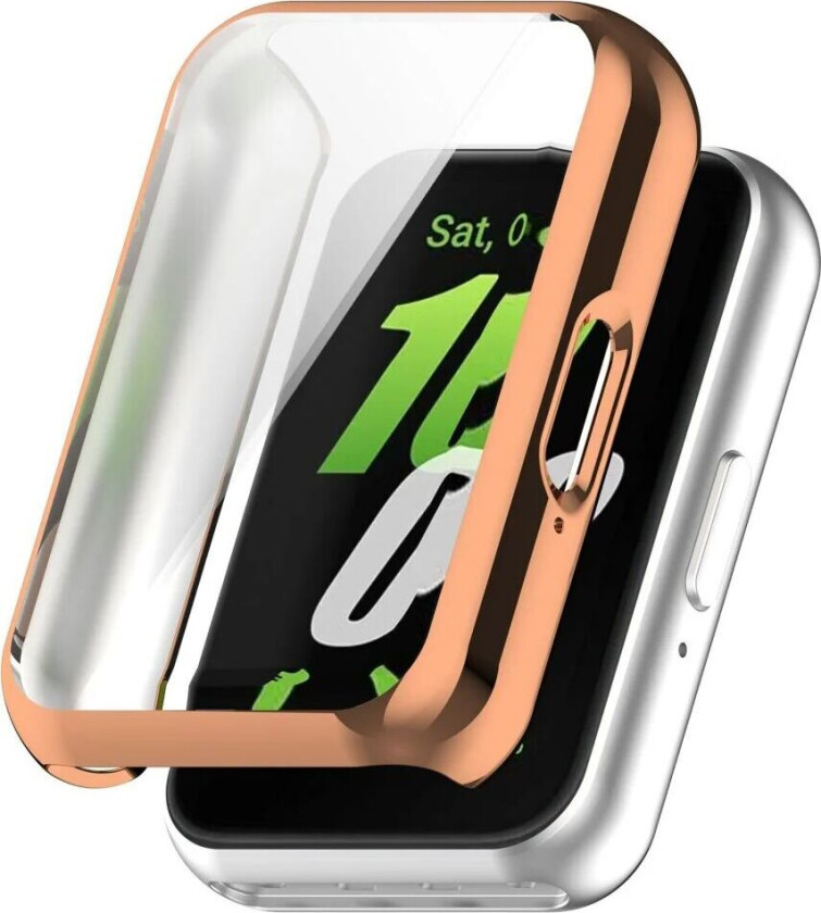 Samsung Galaxy Fit3 Deksel i Plast m. Innebygd Skjermbeskytter - Rose Gold
