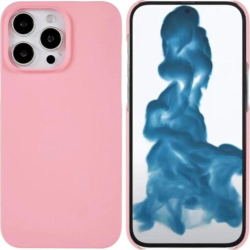 iPhone 16 Pro Matt Hard Plast Deksel - Rosa