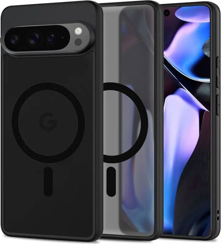 Google Pixel 9 / 9 Pro Tech-Protect MagMat Deksel - MagSafe Kompatibel - Matt Svart