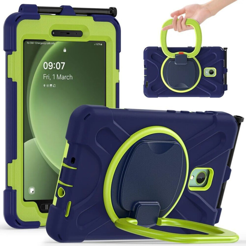 Samsung Galaxy Tab Active5 Håndverksdeksel - Kickstand & Håndholder - Svart