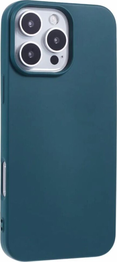 iPhone 16 Pro Max Fleksibelt Plast Deksel - Mørk Grønn