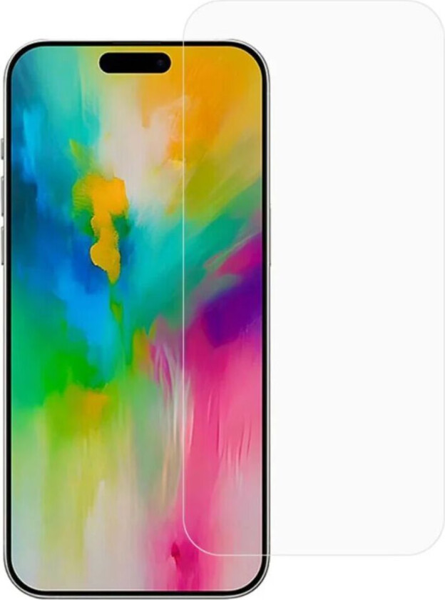 iPhone 16 Plus Arc Edge Herdet Glas Skjermbeskytter - Case Friendly - Gjennomsiktig