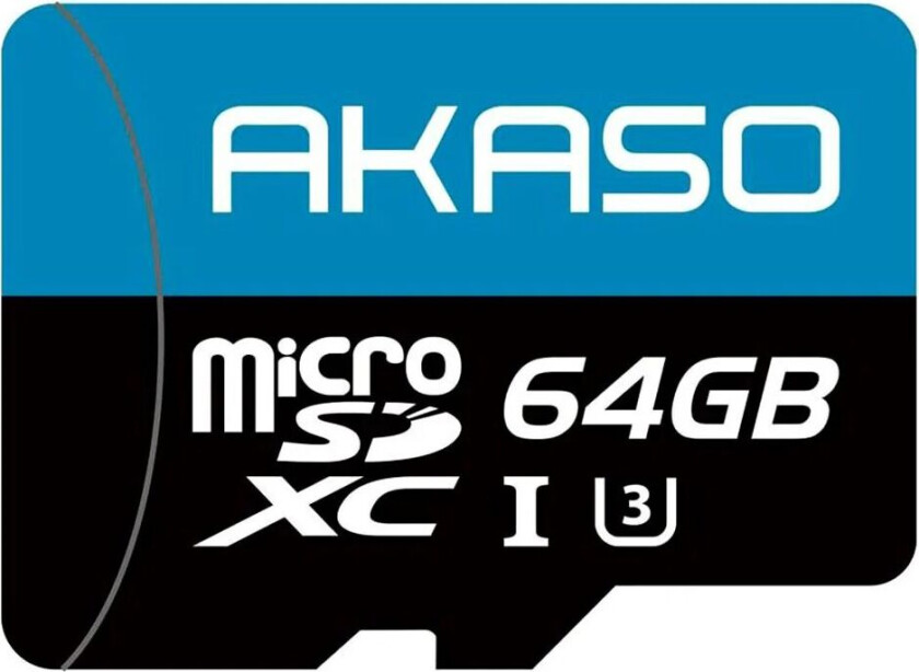 Bilde av 64GB Micro-SD-kort for Kamera - 100MB/s - Svart / Blå