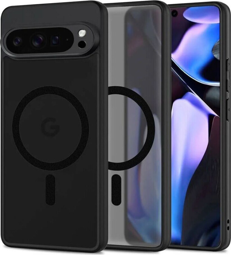 Google Pixel 9 Pro XL Tech-Protect MagMat Deksel - MagSafe Kompatibel - Matt Svart