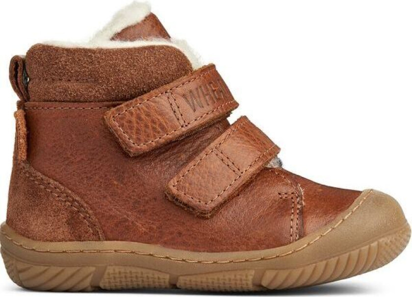 Wheat Snug Tex vintersko til barn, cognac