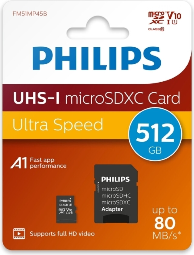 Microsdxc Card 256Gb Class 10 Uhs-I U1 Incl. Adapter (Fm25mp45b/00)