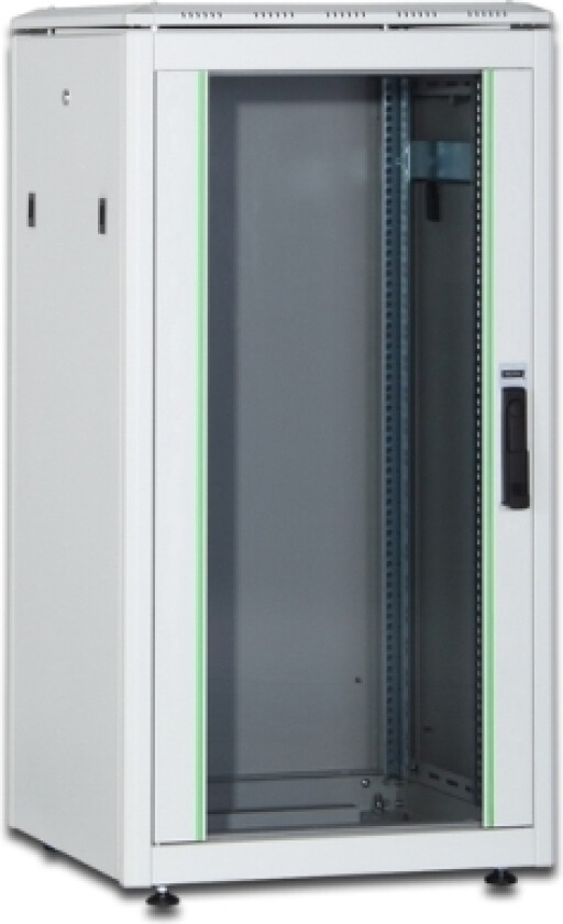 Unique Dn-19 26U-8/10-1 - Rack Skap - Grå, Ral 7035 - 26U - 19"