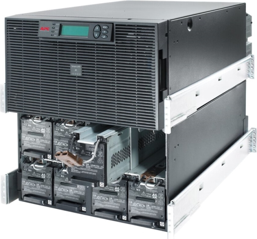 Apc Smart-Ups Rt - Ups (Kan Monteres I Rack) - Ac 220/230/240 V - 12 Kw - 15000 Va - 3-Fasers / 1-Fases - Ethernet 10/100, Rs-232 - Utgangskontakter: