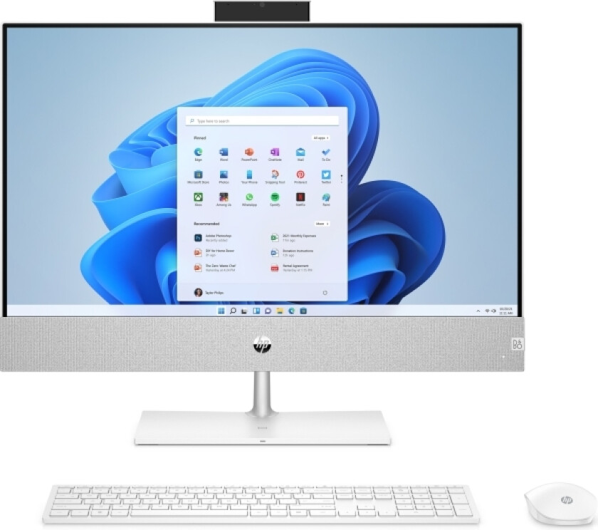 Hp Pavilion 24-Ca0000no, 60,5 Cm (23.8"), Full Hd, Amd Ryzen™ 5, 8 Gb, 256 Gb, Windows 11 Home
