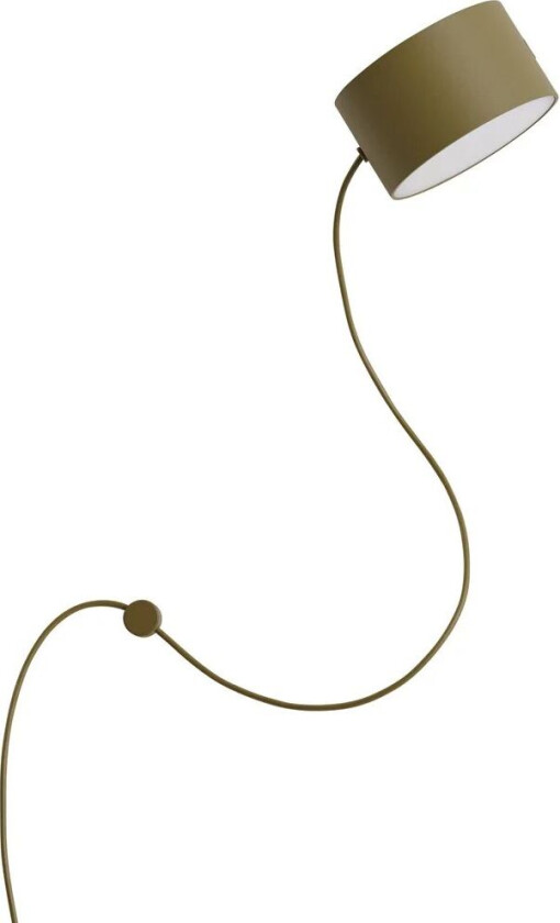 Post vegglampe Brown-green