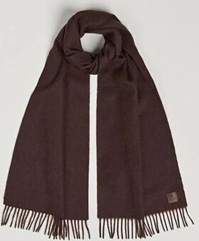 Merino Wool Scarf Brown