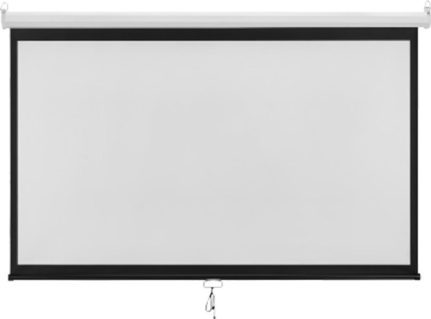 Projektorlerret Håndrullet Projeksjonslerret 100" 16:9