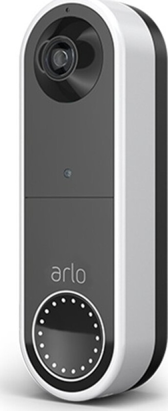 Trådløs Arlo Videodørklokke Hvit