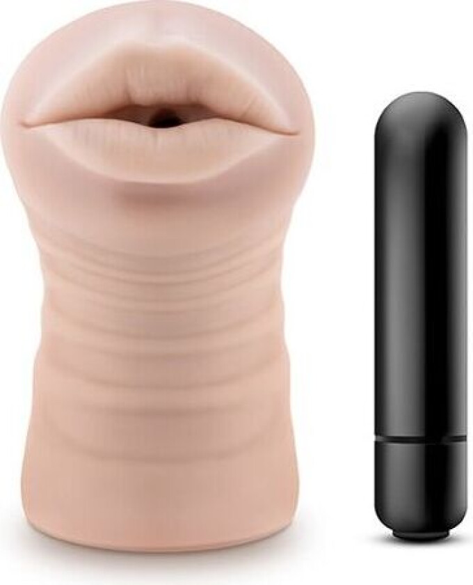 M For Men Skye Vanilla Masturbator med vibrasjon