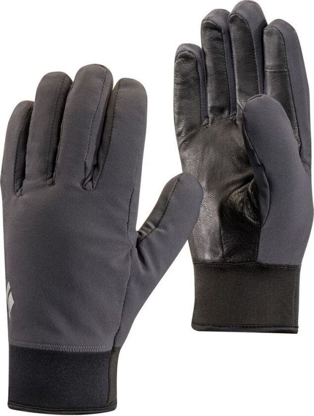 Black Diamond Midweight Softshell Gloves Smoke M