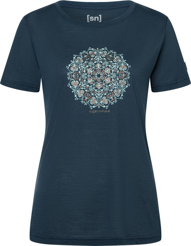 Women's Ornament Tee Blueberry/light Jade/copper XS