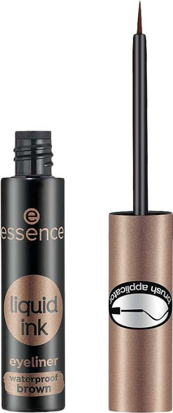 Bilde av liquid ink eyeliner waterproof brown  2