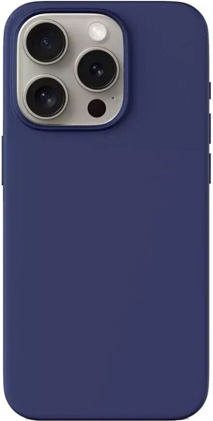 iPhone 15 Pro Max Silikon Deksel - MagSafe Kompatibel - Blå