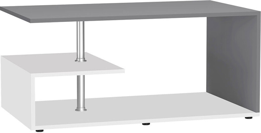 MalisoM sofabord antracitt, hvit.