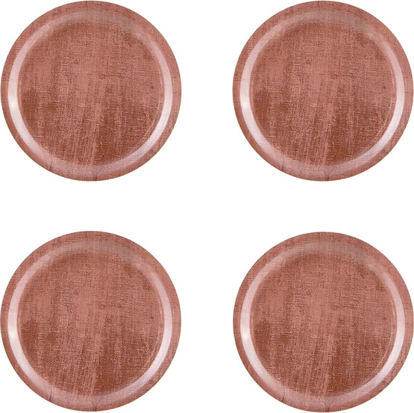 Bilde av Serenity glassunderlag 4-pakn. Rose down