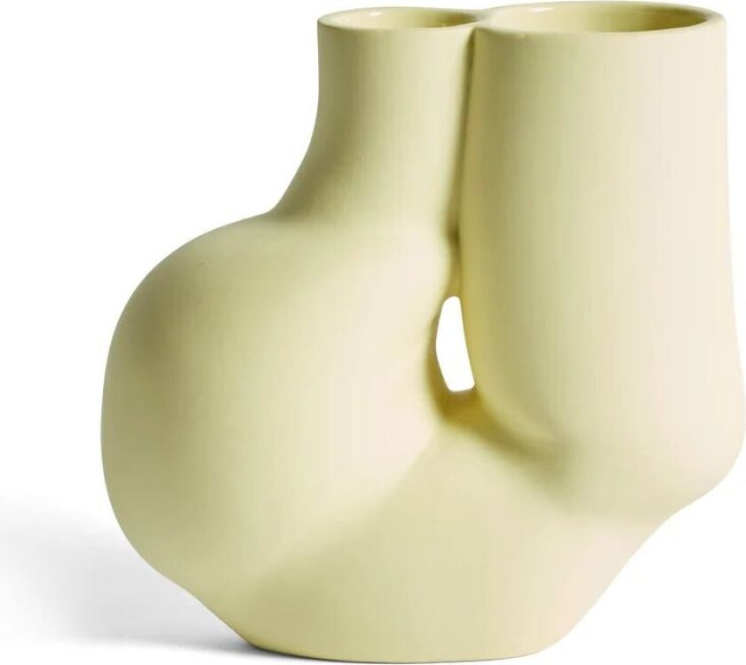 W&S; Chubby vase Soft yellow