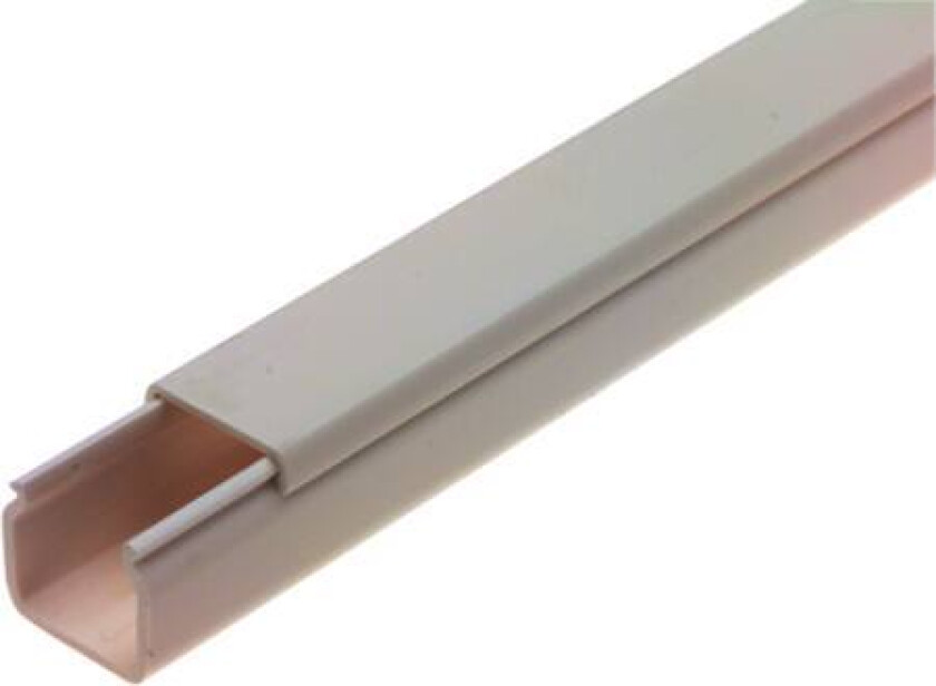 Obo Wdk Kabelkanal Komplet Incl. Kabelholder Højde 40 Mm, Bredde 90 Mm, Længde 2000 Mm Perlegrå Ral 7035 Bly-Fri Plast - (2 Meter)