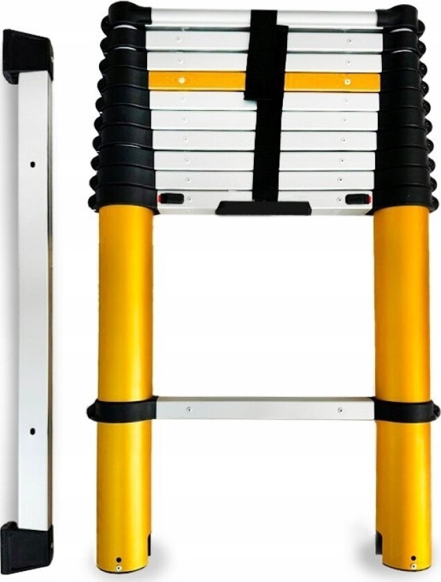 Drabest Alum. Teleskopisk Stige 11 Trinn 3,2 M Maks 150 Kg