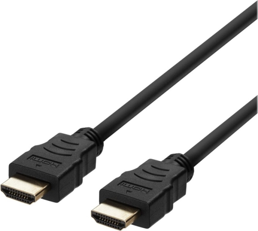 - Ultra High Speed - Hdmi-Kabel Med Ethernet - Hdmi Hann Til Hdmi Hann - 3 M - Svart - 4K 120 Hz Støtte, 8K 60Hz Støtte
