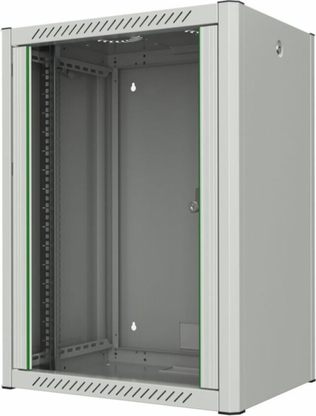By Logon - Rack Skap - 60 X 45, Pro - Veggmonterbar - Hvit, Ral 7035 - 16U - 19"