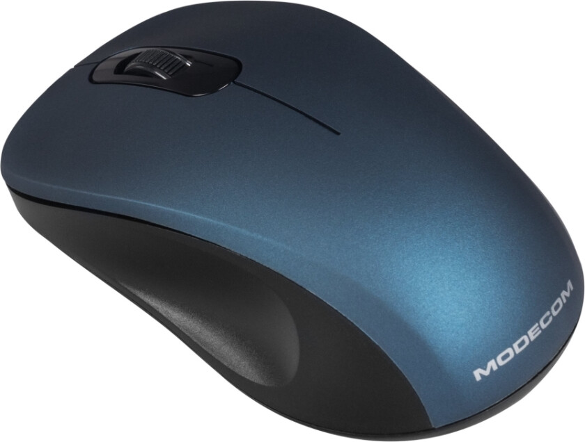 Modecom Mc-Wm10s - Mus - Optisk - Trådløs - 2.4 Ghz - Usb Trådløs Mottaker - Blå