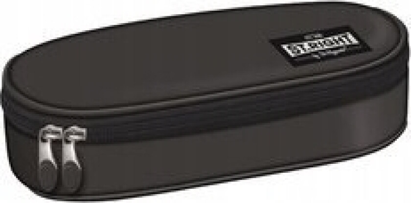 Avstivnet Pennal Med Innvendig Klaff St.Høyre Pc-01 Grå Vintage