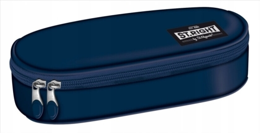 Avstivnet Pennal Med Innvendig Klaff Pc-01 Blue Vintage